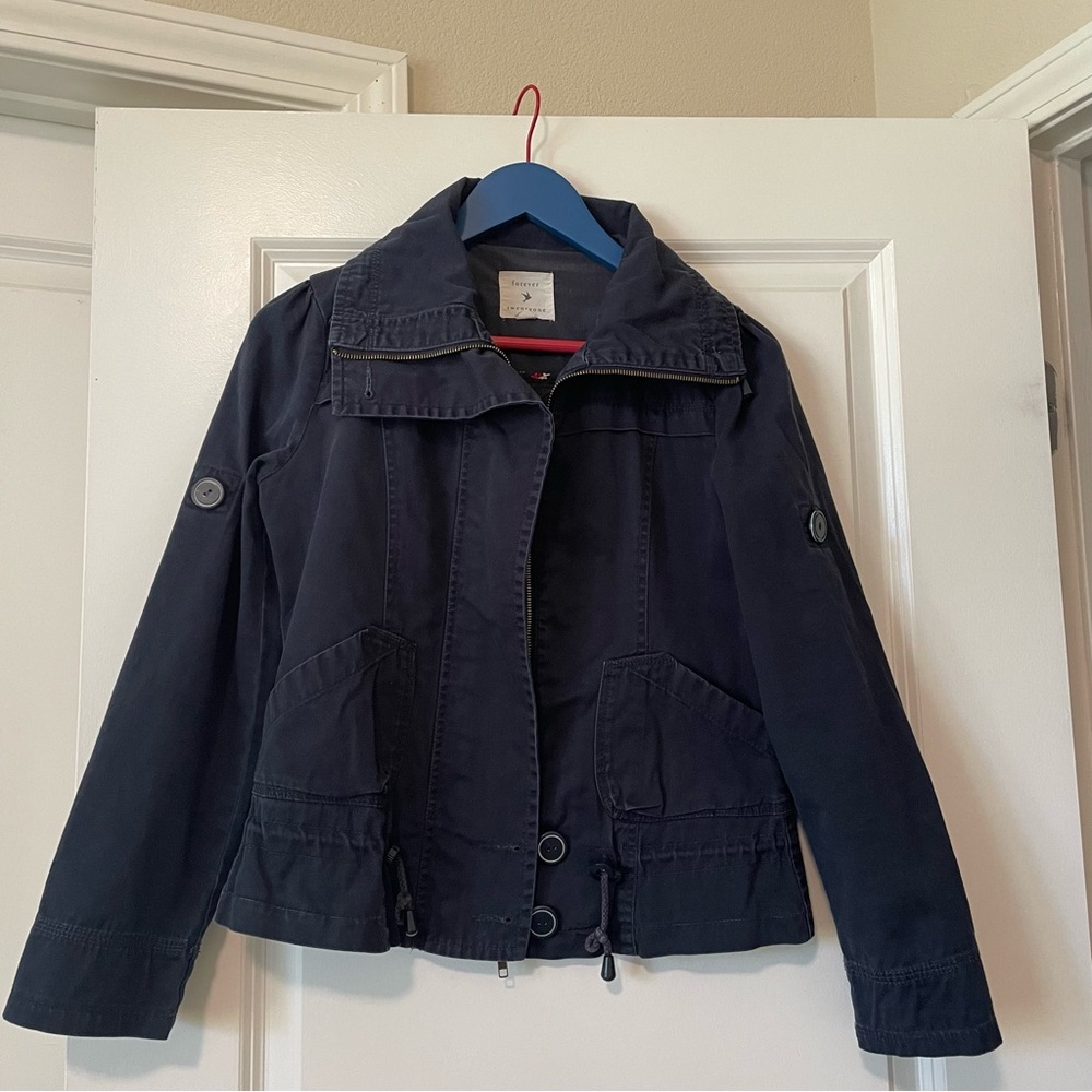 Forever 21 Utility Jacket. Size S. 100% Cottom - image 1